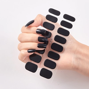 Schwarze Nagelaufkleber Set CS-001 für professionelles Maniküre Design
