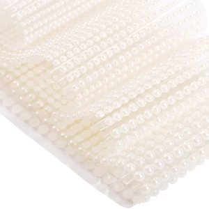 Self-adhesive white round pearl stickers on clear film for DIY car interior and craft