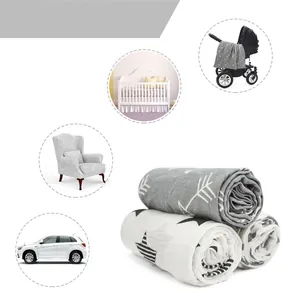 Couverture Demmaillotage En Mousseline Pour Bébé Coton Biologique Respirant Doux Enveloppement Pour Nouveaunés Motif Animal
