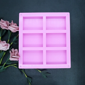Molde De Silicona Rectangular Grado Alimenticio Resistente Al Calor Para Jabón Hecho A Mano Pastel Chocolate DIY Artesanía