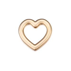 Heart Shape Stainless Steel Charms Polished Hollow Pendants For DIY Jewelry Making Accessories Bracelet Necklace Components