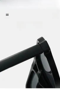 Close-up of lightweight black sunglasses frame with super elastic high-quality texture