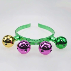 LED Disco Ball Headband with vibrant bells for carnival party and festival celebrations