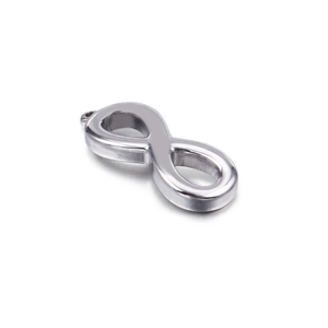 Infinity Symbol Charm Pendants Stainless Steel Mirror Polished Geometric Eight Shape Connector Links For DIY Jewelry Making