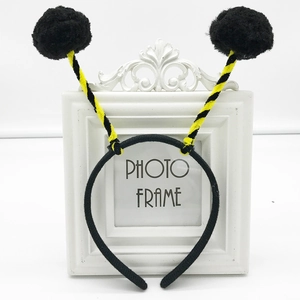 Cute yellow ant antenna headband for kids cosplay and insect themed party performances
