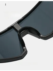 Macro detail of soft adjustable nose pads on cycling sunglasses for maximum comfort
