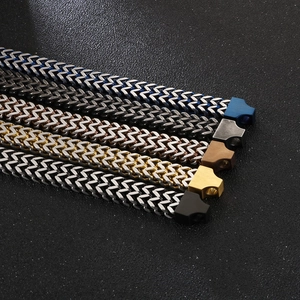 Double-layered stainless steel fish scale chains in blue, black, gold, rose gold and silver
