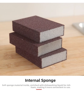 Detail of high-density soft foam interior for rich lathering and effective cleaning
