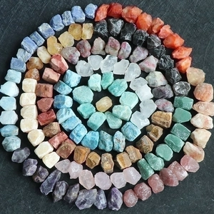 Natural Raw Crystal Stone Irregular Rough Mineral Specimen Healing Reiki Gemstone For Meditation Home Decor Multi Color