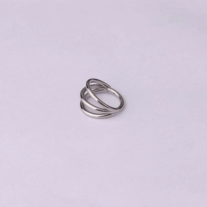 16G 316L stainless steel triple stacked hinged segment ring for ear and nose piercing