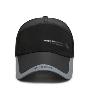 Casquette de baseball en mesh respirant pour homme avec imprimé moderne pour le sport