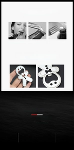 Detail of gingerbread man zinc alloy bottle opener keychain with durable silver metal finish