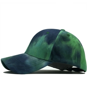 Tie Dye Baseball Cap Baumwolle Atmungsaktiv Sonnenschutz Verstellbar Gebogene Krempe Streetwear Outdoor Unisex Hut