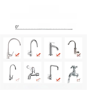Universal faucet filter compatible with hot and cold water between 0-60 degrees