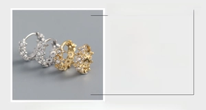 Detail specifications of S925 sterling silver star earrings with 8.7mm inner diameter