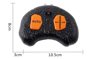 Infrared remote controller for rattlesnake toy with dimensions of 10.5cm x 8cm x 3cm