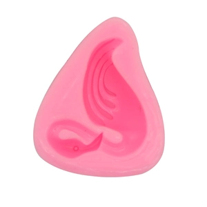 Stampo In Silicone Fenicottero Cigno Per Decorazione Torte Fondant DIY Resina Sapone Candela Gesso Flessibile