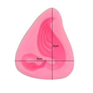 Stampo in silicone fenicottero rosa per fondente e gesso aromatico 4cm x 5cm