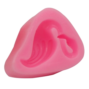 Stampo in silicone a fenicottero rosa per torte fondente, gesso e sapone fai-da-te