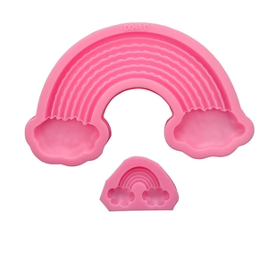 Rainbow Cloud Silicone Mold For Baking Fondant Resin Clay DIY Handcraft Soap Chocolate Cake Decoration Tools