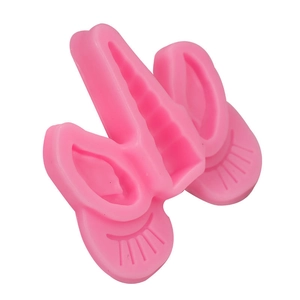 Unicorn Horn Ears Eyes Silicone Mold Fondant Chocolate Cake Decorating Baking DIY Crafting Tool Pink Grey