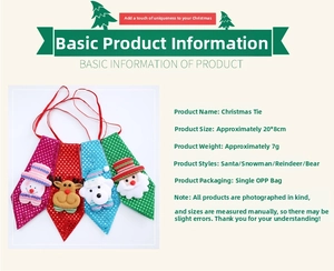 Infografik über Pailletten-Weihnachtskrawatten mit Weihnachtsmann- und Elchmotiven