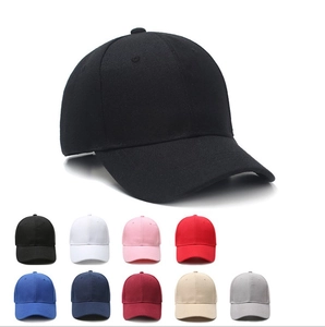 Unisex Solid Color Baseball Cap Adjustable Acrylic Twill Six-Panel Curved Brim Sun Hat For Outdoor Sports Casual