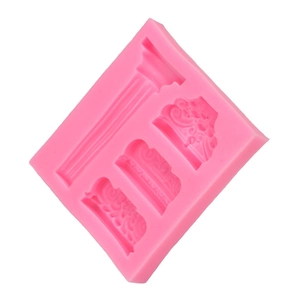 Roman column silicone mold for fondant cake decoration and retro architectural DIY crafts