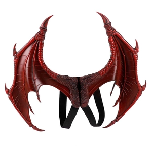 Dragon Wings Costume Accessories PU Foam 3D Scale Texture Halloween Cosplay Party Prop For Kids Adults Realistic Back Decor
