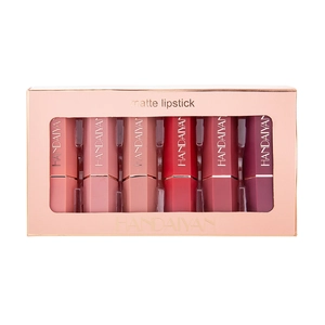 Matte Lipstick Set 6 Colors Waterproof Long Lasting Velvet Lip Gloss Gift Box For Women