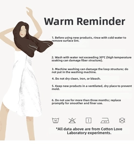 Detailed care guide for cotton waffle towels showing washing instructions and icons