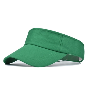 Macro detail of the breathable green mesh fabric and fine stitching on the sun visor brim