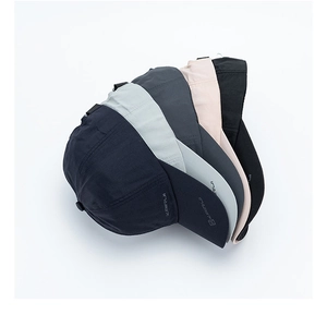Quick-dry baseball caps collection in five colors with subtle ripstop fabric texture