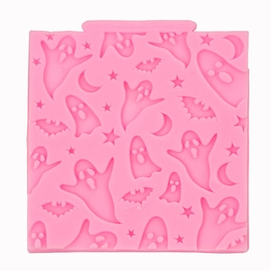 Halloween Silicone Mold Ghost Bat Star Moon Fondant Cake Chocolate DIY Baking Decorating Tool