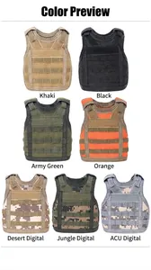 Mini tactical beverage vest bottle covers in seven tactical colors with Molle system straps