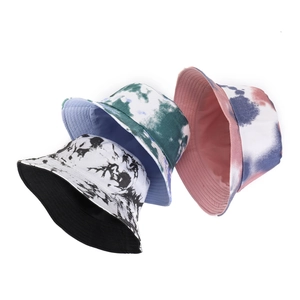 Unisex Camouflage Tie-Dye Fischerhüte in verschiedenen Farben mit Baumwoll-Wendedesign