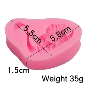 3D swan swan silicone cake mold for DIY fondant chocolate baking with textured swan design