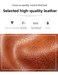 Detailaufnahme der braunen Shopper-Tasche aus hochwertigem Leder mit Öl-Wachs-Finish