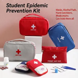 Portable First Aid Kit Bag Oxford Cloth Waterproof Medicine Storage Organizer For Travel Home Emergency Outdoor