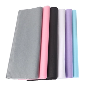 Premium multi-color silk paper sheets for floral bouquets and gift wrapping materials