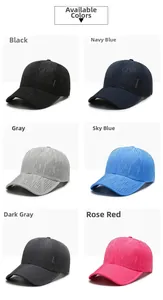 Multiple color selection for laser-cut breathable quick-dry summer sport baseball caps