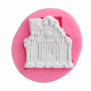 Creative Castle House Silicone Mold DIY Fondant Chocolate Cake Decoration Baking Tool Crafting Resin Clay Accessory