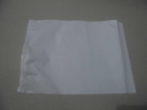 Translucent waterproof travel storage bag for clothing with a secure zipper closure