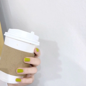 Matte lime green short press-on nails for women with a natural professional finish