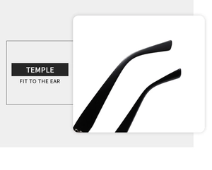 Detailed macro view of ergonomic temple arms on vintage cat-eye sunglasses for comfortable fit