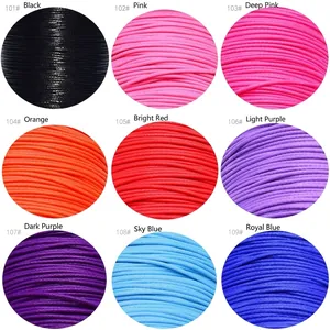 Waxed Polyester Cord Thread Smooth String For DIY Jewelry Making Bracelet Necklace Weaving Colorful Craft Projects