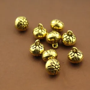 Antique Alloy Flower Charms Vintage Ethnic Style Pendants For DIY Jewelry Making Accessories Bracelet Necklace Components