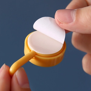 Strong adhesive 3-branch swivel hook with protective film removal for tile wall mounting
