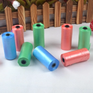 Biodegradable Pet Poop Bags HDPE Waste Refill For Dog Outdoor Travel Portable Mini Trash Bags