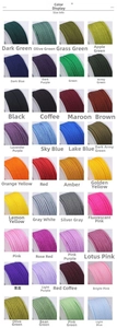 Close-up of 3mm braided cord assortment in 36 vibrant colors for DIY jewelry making